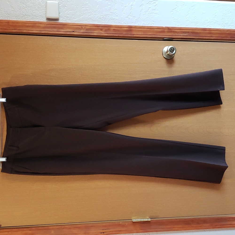 Women's GNW Brown Slack Pants, Size 10